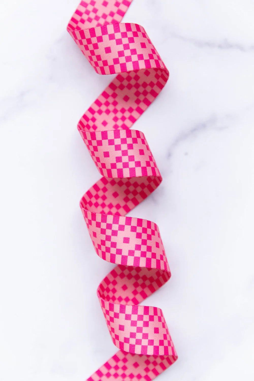 1.5" Bitmapped Neon Pink Webbing