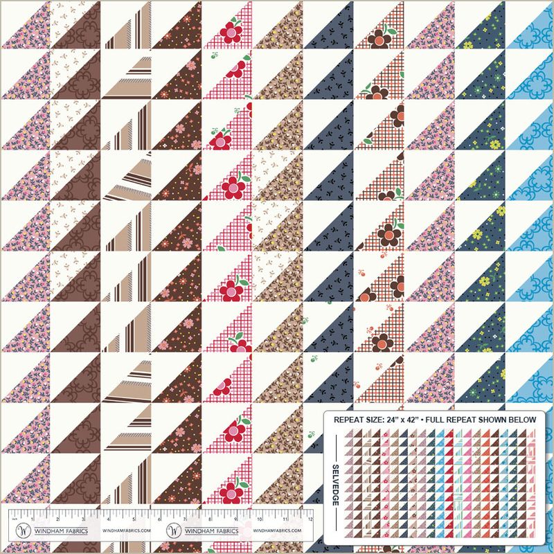 Triangle Stripe Cheater: Ivory