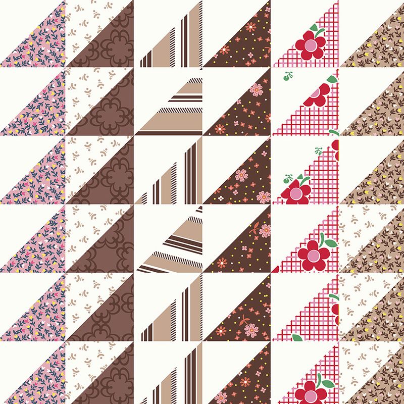 Triangle Stripe Cheater: Ivory